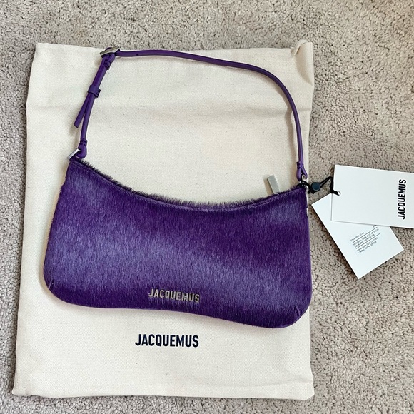 ❌❌ SOLD ❌❌💜JACQUEMUS- Purple Le Raphia ‘Le Bisou’ Bag - Picture 2 of 10